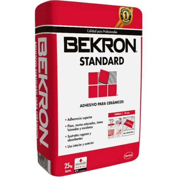 BEKRON STANDARD ADHESIVO CERÁMICO 25 KG