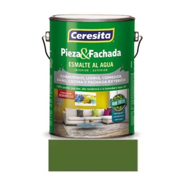 CERESITA PIEZA Y FACHADA (GL.) VERDE MUSGO