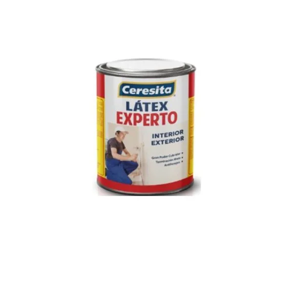 CERESITA LATEX EXPERTO 1/4 GL. BLANCO