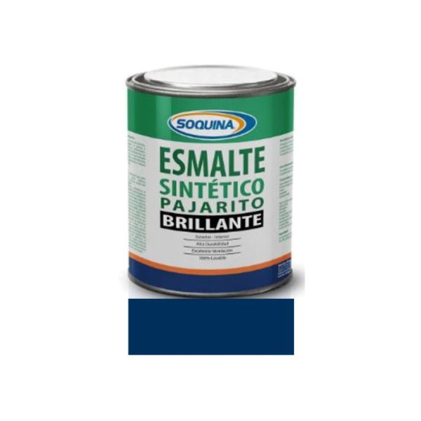 ESMALTE SINTÉTICO PAJARITO 1/4 GL. AZUL PACIFICO
