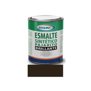 ESMALTE SINTÉTICO PAJARITO 1/4 GL. CAFE MORO