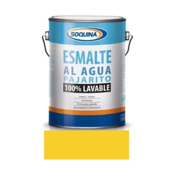 ESMALTE AGUA PAJ/CONST (GL.) AMARILLO MEDITERRANEO