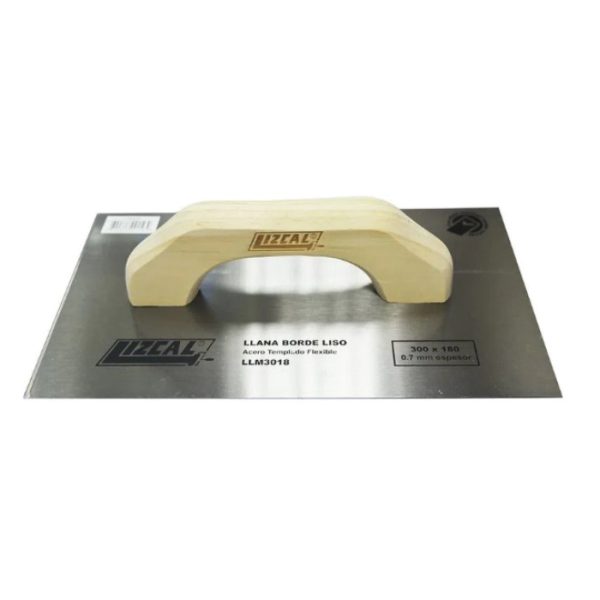 LIZCAL LLANA METALICA LISA 300 X 150 MM.