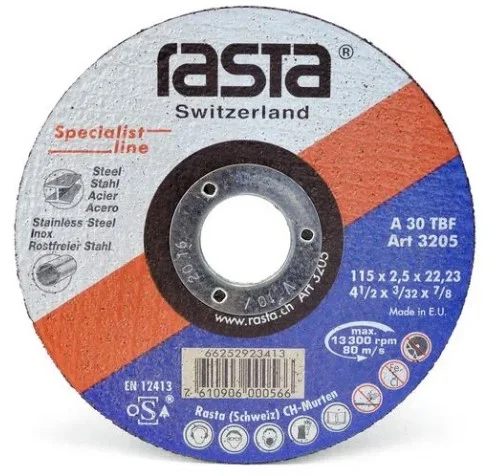 DISCO CORTE 3205 RASTA METAL 4 1/2"
