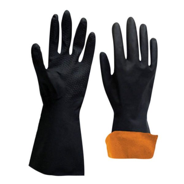 GUANTE LATEX NEGRO ALBAÑIL