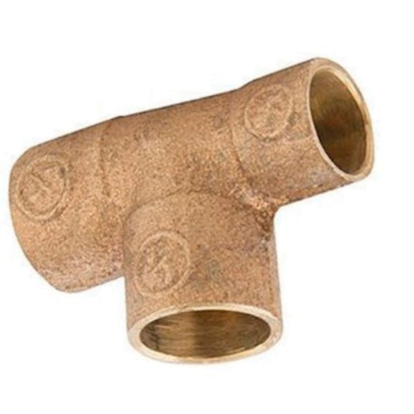 TEE SOLDAR 1/2" X 3/8" X 3/8"  BRONCE