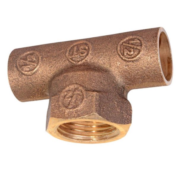 TEE SOLDAR 1/2" X 1/2" X 1/2" HI BRONCE