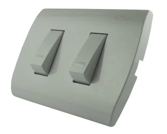 MEC IA0262 INTERRUPTOR DOBLE 9/15 BLANCO 10A