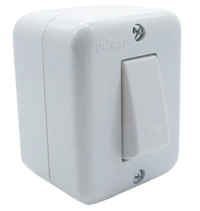 MEC IA0341 CASQUETE INTERRUPTOR SIMPLE 9/12 10A BLANCO