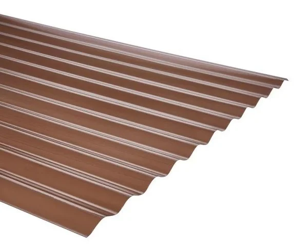 PLANCHA POLICARBONATO STANDAR 2.00 MT. BRONCE