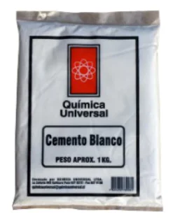 CEMENTO BLANCO POR KILO BOLSA 1 KG.