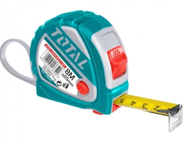 TOTAL TMT126081 HUINCHA MEDIR 8 MTS.