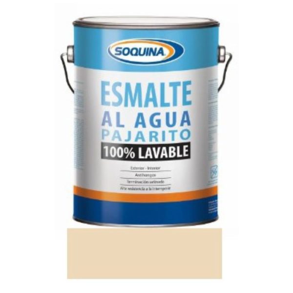 ESMALTE AGUA PAJ/CONST (GL.) VAINILLA