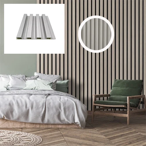 REVESTIMIENTO WALL PANEL 1724 GRIS 2400X170X24MM. - Imagen 2