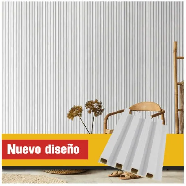 REVESTIMIENTO WALL PANEL UVWP01 BLANCO 2440X168X18MM. - Imagen 2