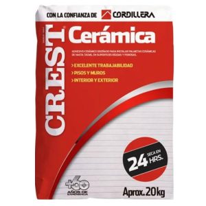 ADHESIVO CERÁMICO NORMAL CREST 25 KG
