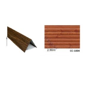 ACCESORIO METAL SIDING 1004 ANGULO CAFE 3MTS